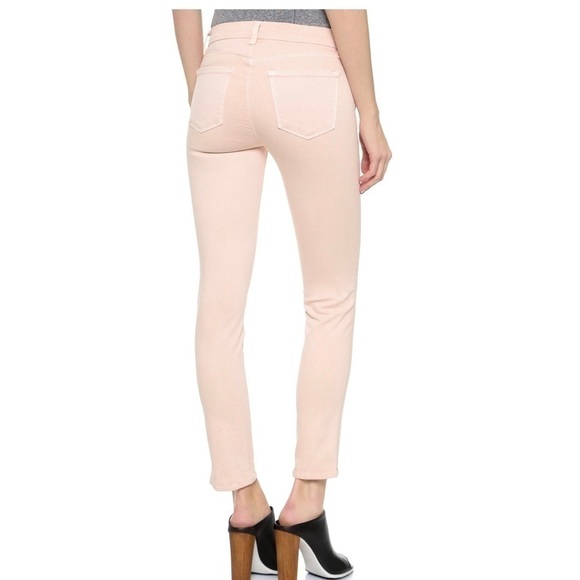 J Brand for Theory Pink Powder Skinny Leg Jeans - Picture 3 of 12